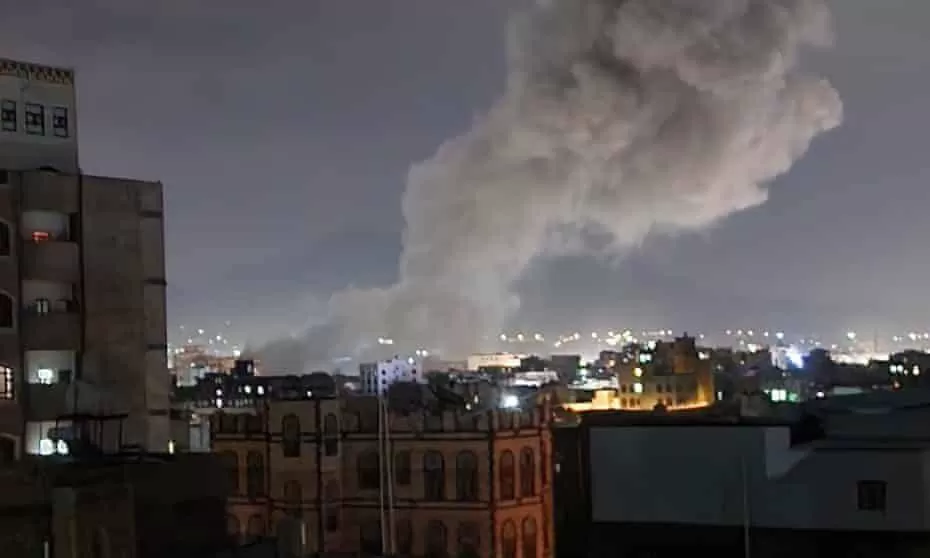 تفاصيل : الغارات الامريكية الليلة في عموم مناطق فلول ايران
